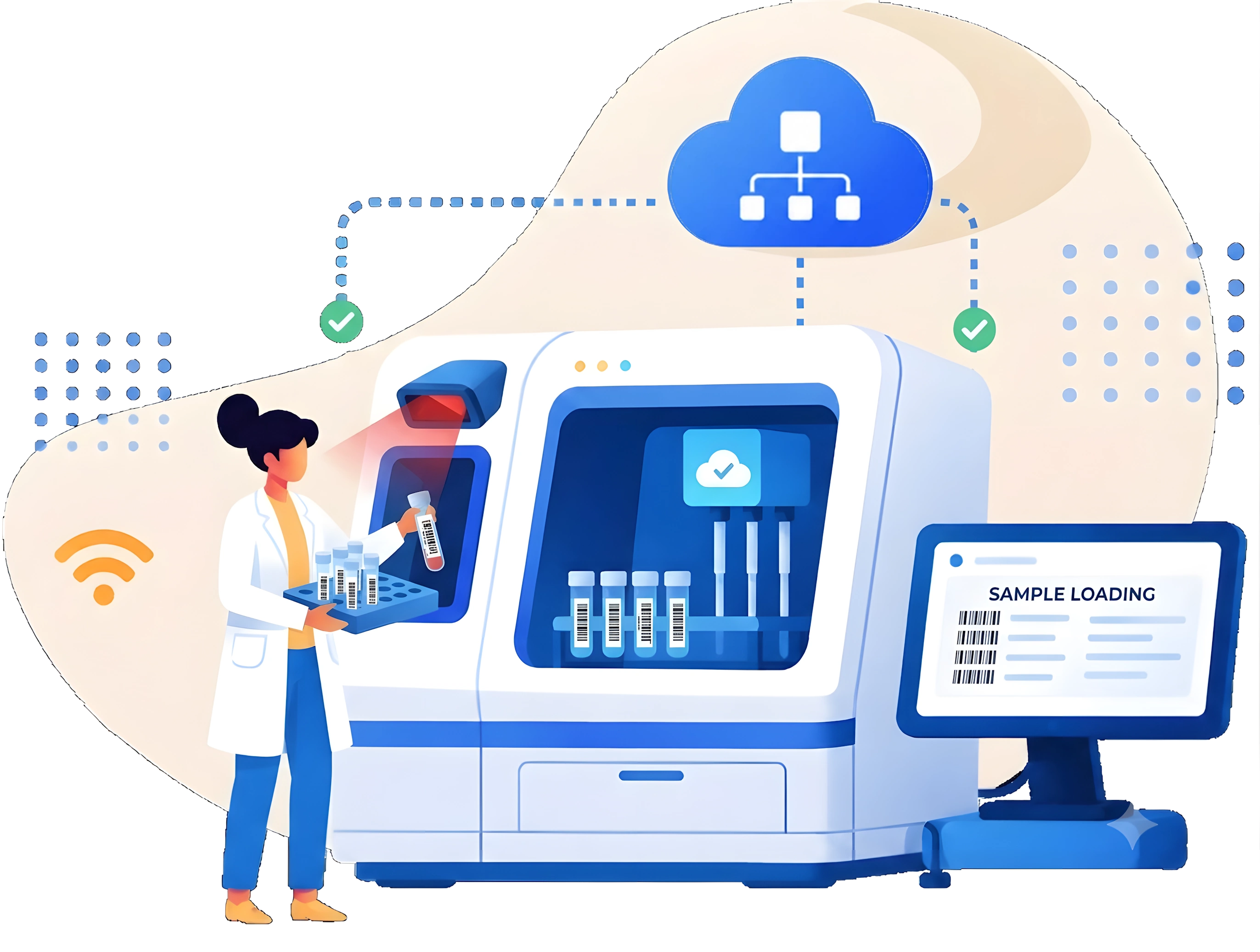 Automatisierter Labor-Workflow mit Barcode-Scanner und LabCONNECT